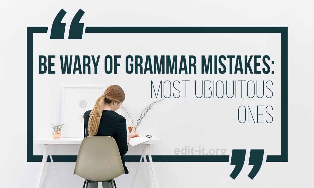Grammar mistakes