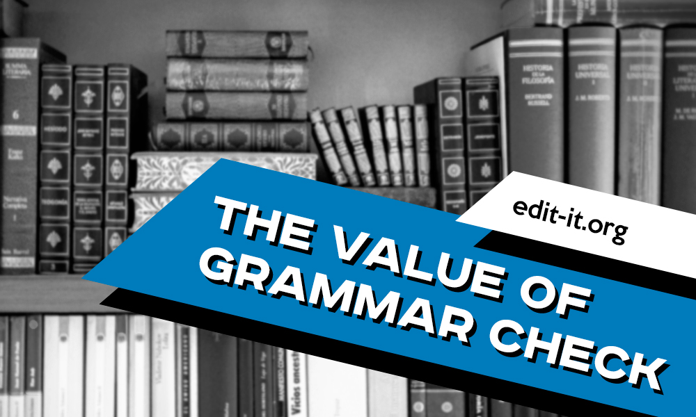 English grammar and spelling check